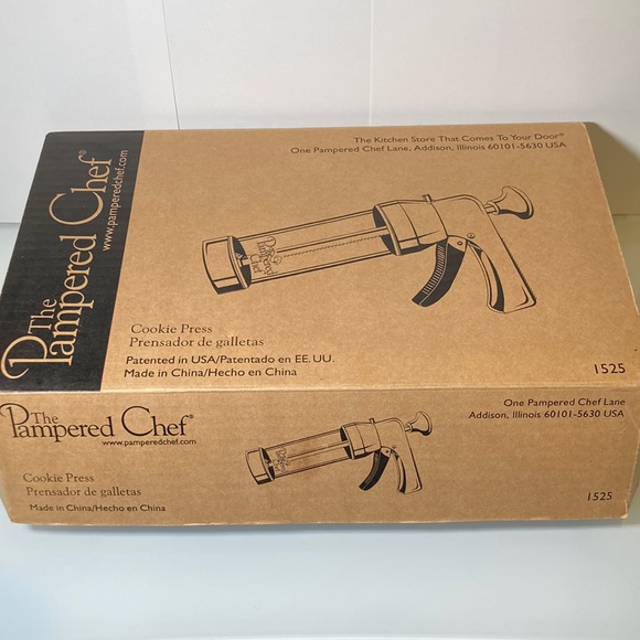 The Pampered Chef Kitchen Pampered Chef Cookie Press 525 16 Discs